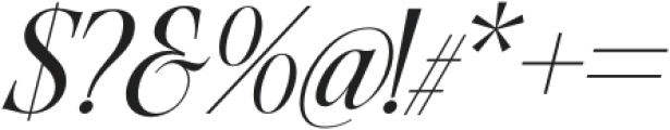 Humility Semi Bold Italic otf (600) Font OTHER CHARS