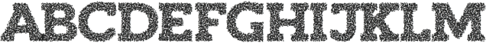Hundra Speckle otf (400) Font UPPERCASE