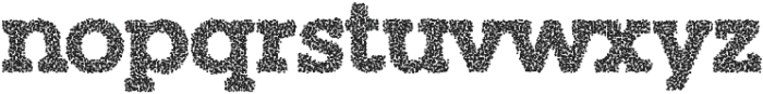 Hundra Speckle otf (400) Font LOWERCASE