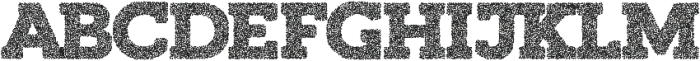 Hundra Stipple otf (400) Font UPPERCASE