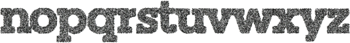 Hundra Stipple otf (400) Font LOWERCASE