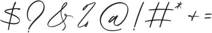Hundred Signature otf (400) Font OTHER CHARS