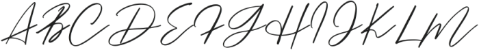 Hundred Signature otf (400) Font UPPERCASE
