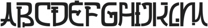 Hunky Dory Regular otf (400) Font UPPERCASE