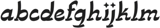 Hunosai-Regular otf (400) Font LOWERCASE