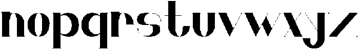Hunsen Regular otf (400) Font LOWERCASE