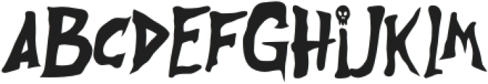 HuntersHalloween otf (400) Font LOWERCASE