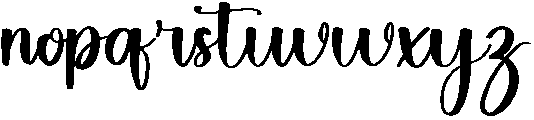 Hunting Regular otf (400) Font LOWERCASE