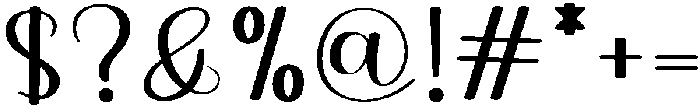 Hunting Regular otf (400) Font OTHER CHARS