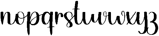 Hunting Regular otf (400) Font LOWERCASE