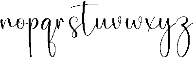 Hunting Regular otf (400) Font LOWERCASE