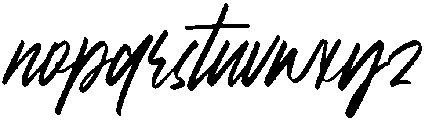 Huntley otf (400) Font LOWERCASE