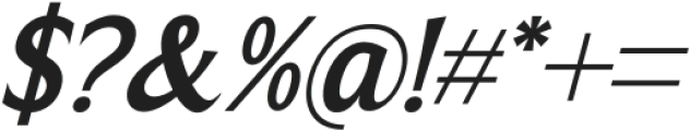 Huntrela Italic otf (400) Font OTHER CHARS