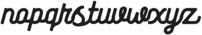 Huntsman SemiRounded-Medium ttf (500) Font LOWERCASE