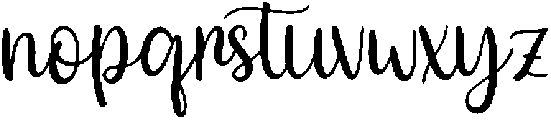 Huray otf (400) Font LOWERCASE