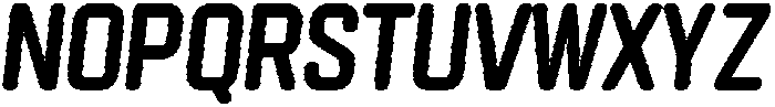 Hurdle Circular Inline Italic otf (400) Font LOWERCASE