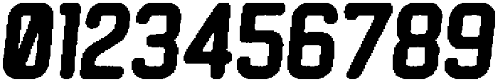 Hurdle Circular Noise Italic otf (400) Font OTHER CHARS