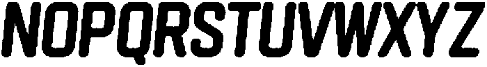 Hurdle Circular Noise Italic otf (400) Font UPPERCASE