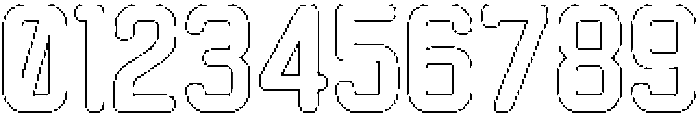 Hurdle Circular Outline otf (400) Font OTHER CHARS