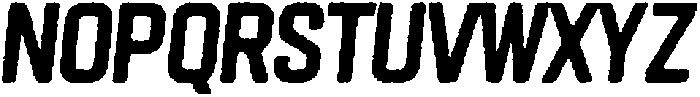 Hurdle Eroded Italic otf (400) Font UPPERCASE