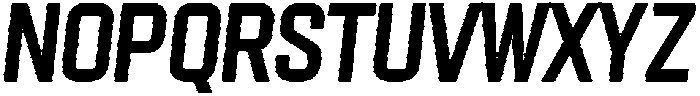 Hurdle Inline Italic otf (400) Font LOWERCASE