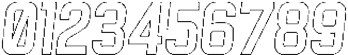 Hurdle Outline Italic otf (400) Font OTHER CHARS