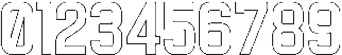 Hurdle Outline otf (400) Font OTHER CHARS