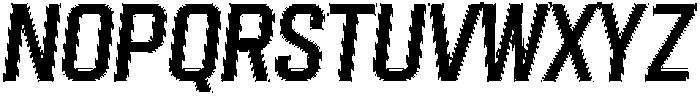 Hurdle Rimmed Italic otf (400) Font LOWERCASE