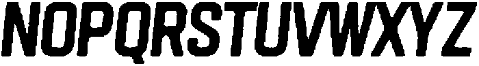 Hurdle Rounded Angular Italic otf (400) Font UPPERCASE
