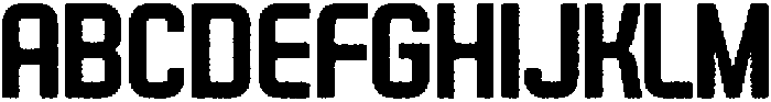 Hurdle Rounded Brush otf (400) Font UPPERCASE