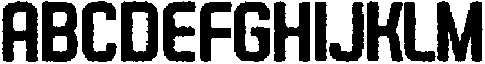 Hurdle Rounded Eroded otf (400) FONT