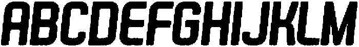 Hurdle Rounded Rough Italic otf (400) FONT