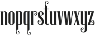 Huringthon Regular otf (400) Font LOWERCASE