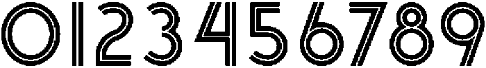 Hurley Outline otf (400) Font OTHER CHARS