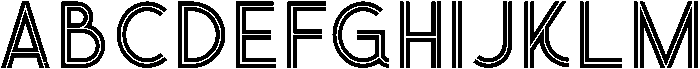 Hurley Outline otf (400) Font UPPERCASE