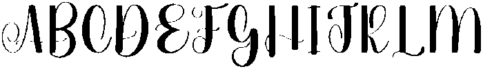 Husband Regular otf (400) Font UPPERCASE