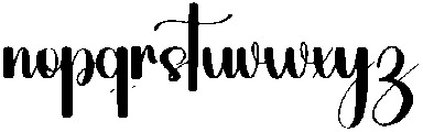 Husband Regular otf (400) Font LOWERCASE