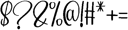 Husband Regular otf (400) Font OTHER CHARS