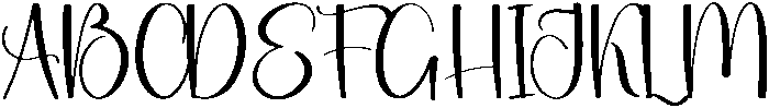 Husband Regular otf (400) Font UPPERCASE