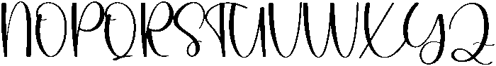 Husband Regular otf (400) Font UPPERCASE