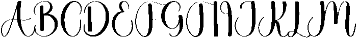 Husband Regular otf (400) Font UPPERCASE