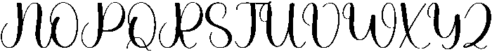 Husband Regular otf (400) Font UPPERCASE