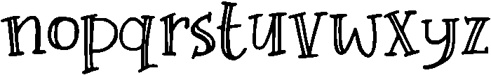 Husky otf (400) Font LOWERCASE