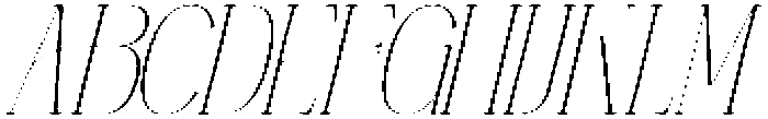 Hustasea Italic otf (400) Font UPPERCASE