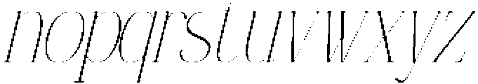 Hustasea Italic otf (400) Font LOWERCASE