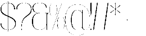 Hustasea otf (400) Font OTHER CHARS