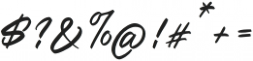 Hustonia Script Regular otf (400) Font OTHER CHARS