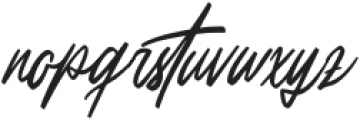 Hustonia Script Regular otf (400) Font LOWERCASE