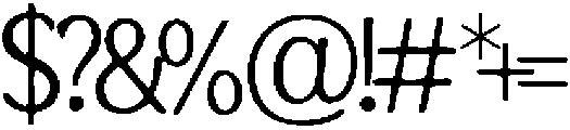 Huto ttf (400) Font OTHER CHARS