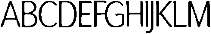 Huto ttf (400) Font UPPERCASE